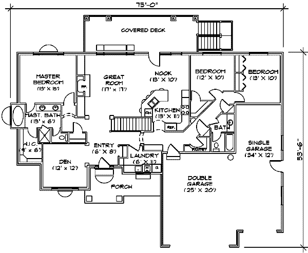 main floor house blueprint