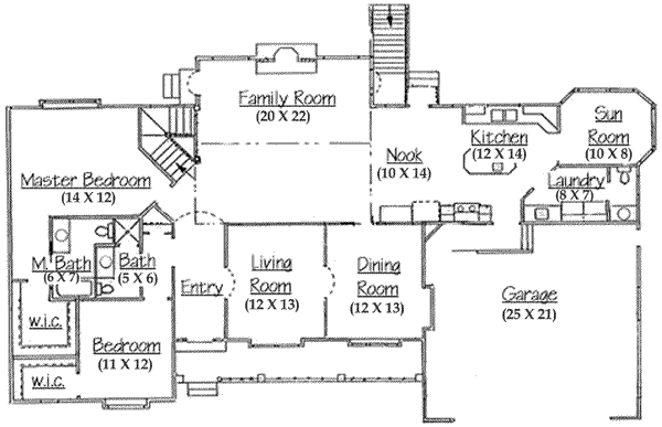 main floor house blueprint