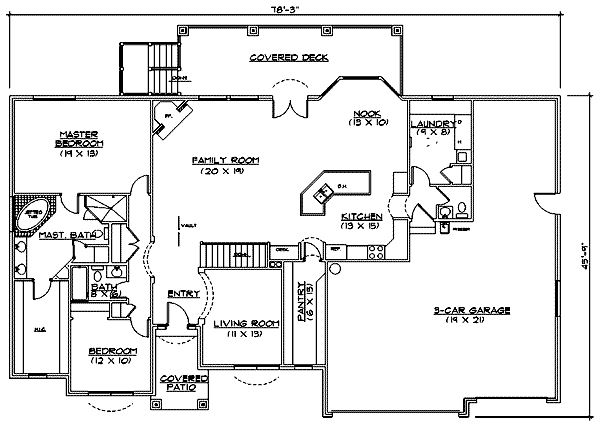 main floor house blueprint