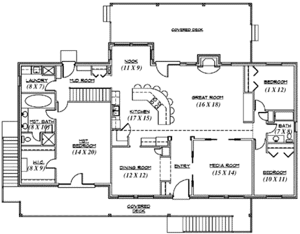 main floor house blueprint