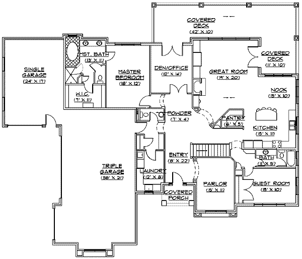 main floor house blueprint