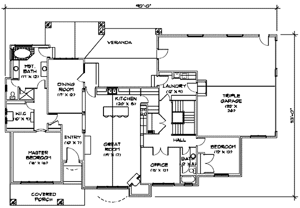 main floor house blueprint
