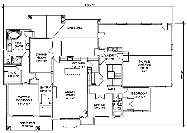 main floor house blueprint