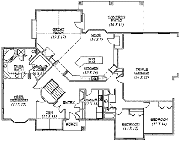 main floor house blueprint
