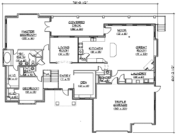 main floor house blueprint