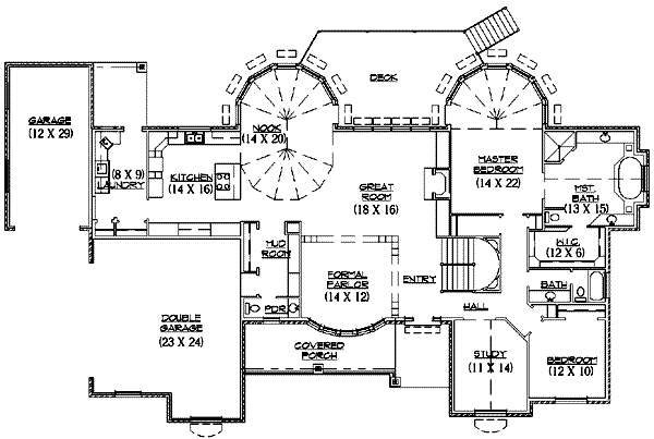 main floor house blueprint