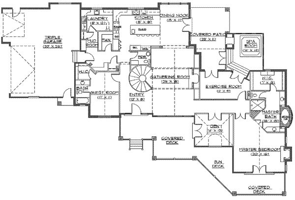 main floor house blueprint