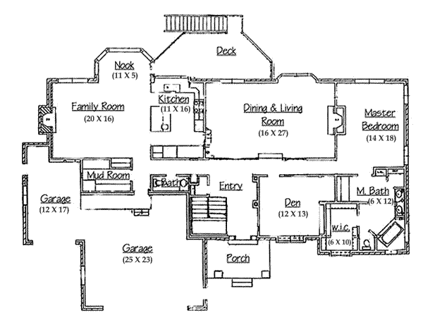 main floor house blueprint