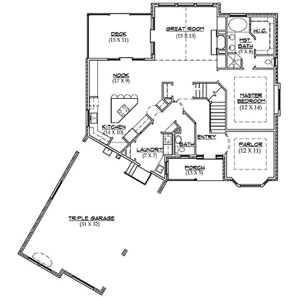 main floor house blueprint