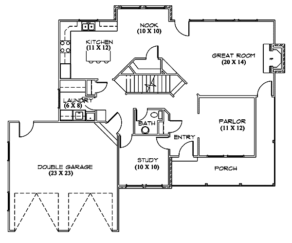 main floor house blueprint