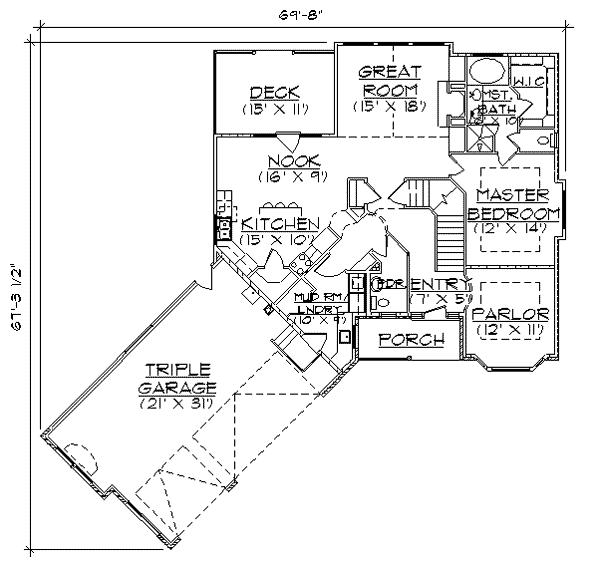 main floor house blueprint