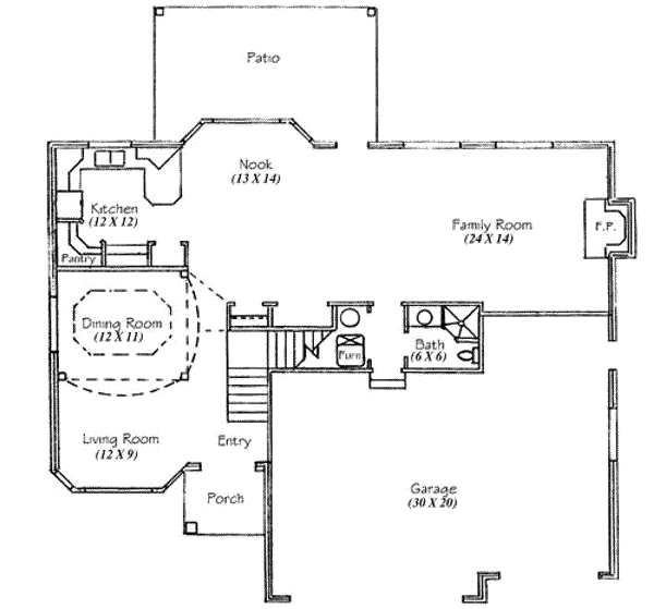 main floor house blueprint