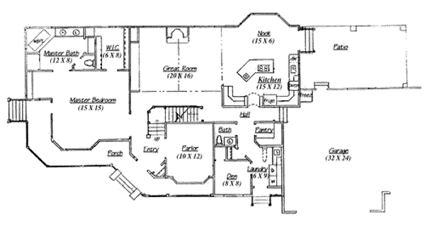 main floor house blueprint