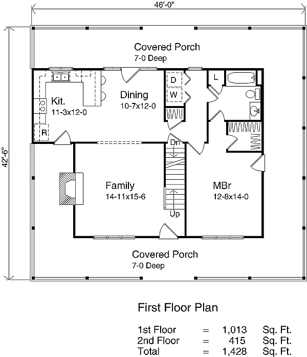 main floor house blueprint