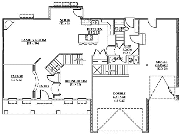 main floor house blueprint