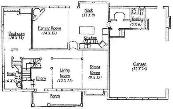 main floor house blueprint