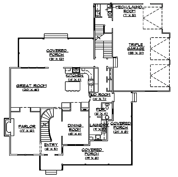 main floor house blueprint