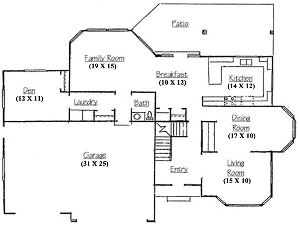 main floor house blueprint