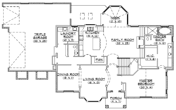 main floor house blueprint