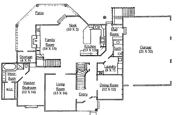 main floor house blueprint