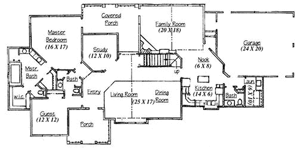 main floor house blueprint