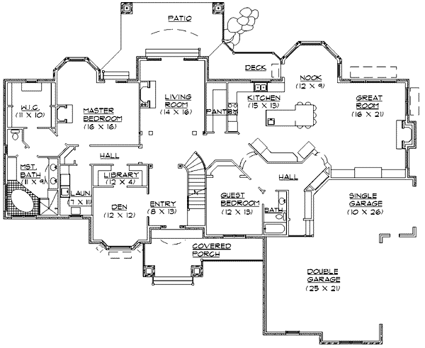 main floor house blueprint