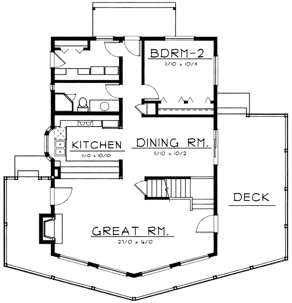 main floor house blueprint