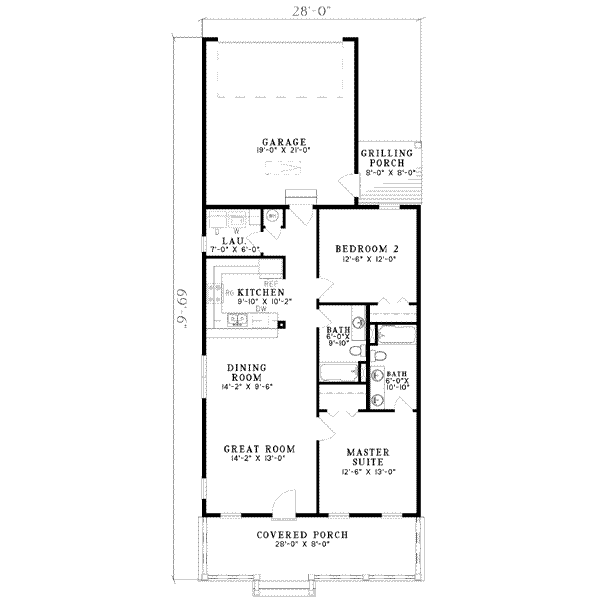 main floor house blueprint