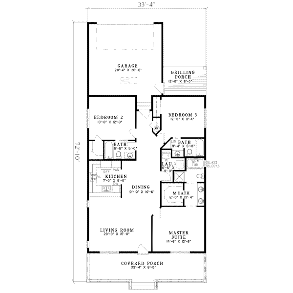 main floor house blueprint