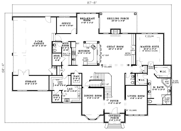 main floor house blueprint