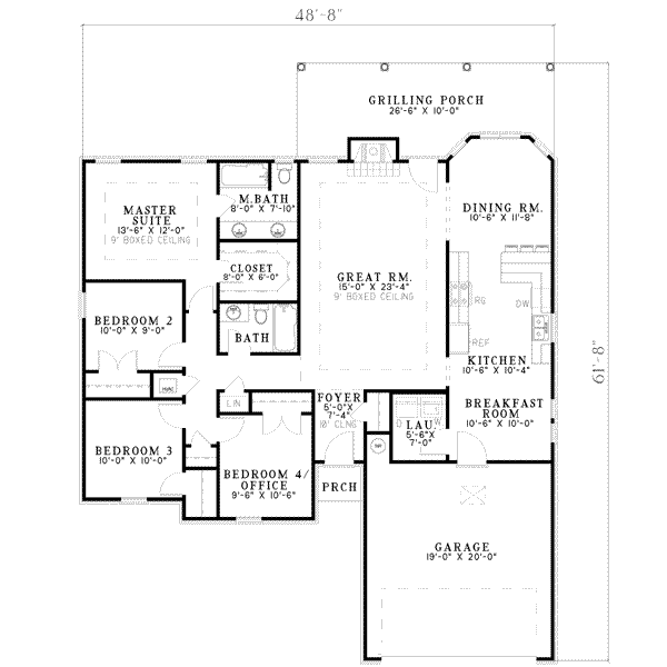 main floor house blueprint