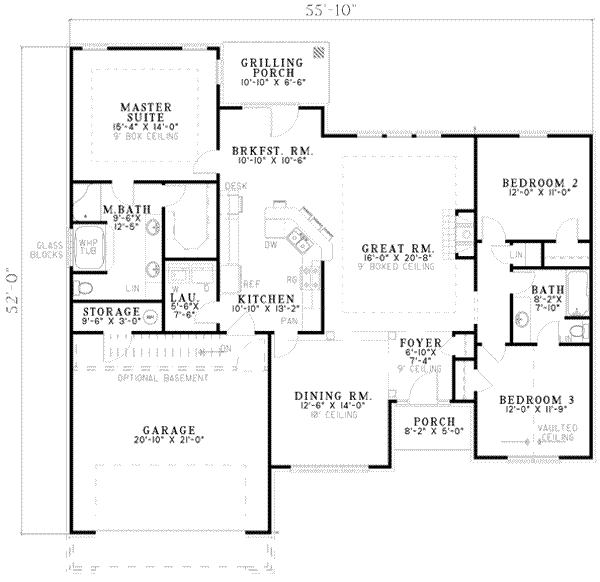 main floor house blueprint
