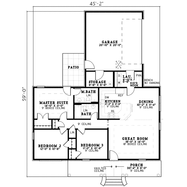 main floor house blueprint