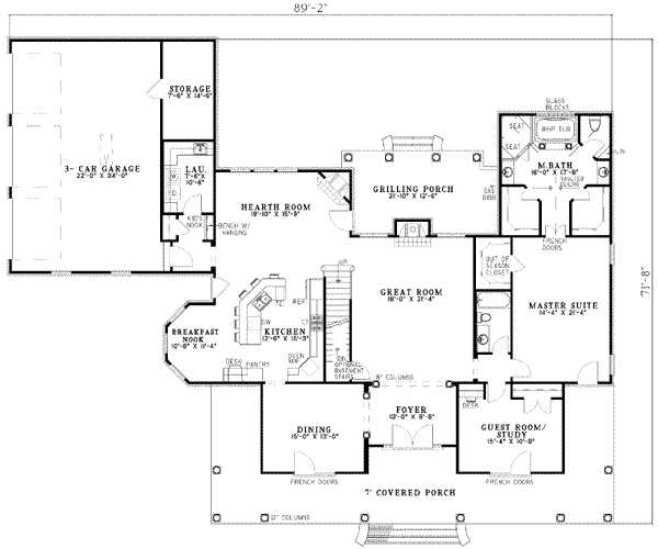 main floor house blueprint