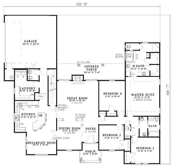 main floor house blueprint