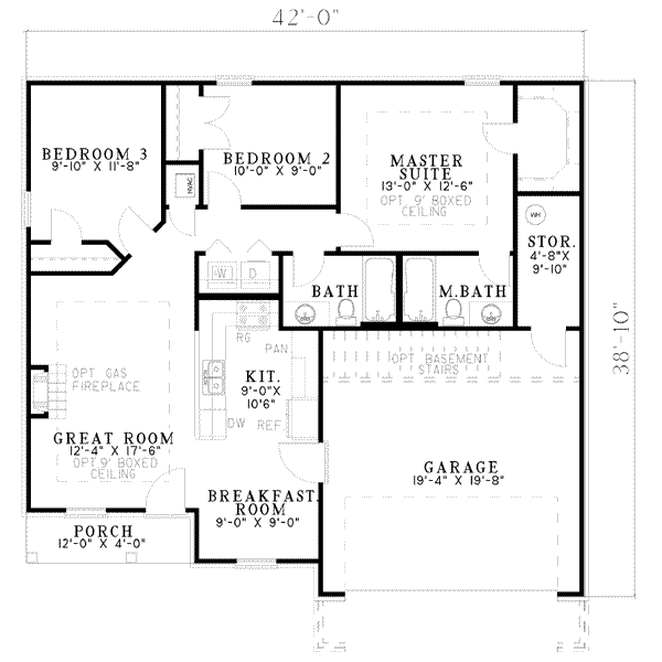 main floor house blueprint