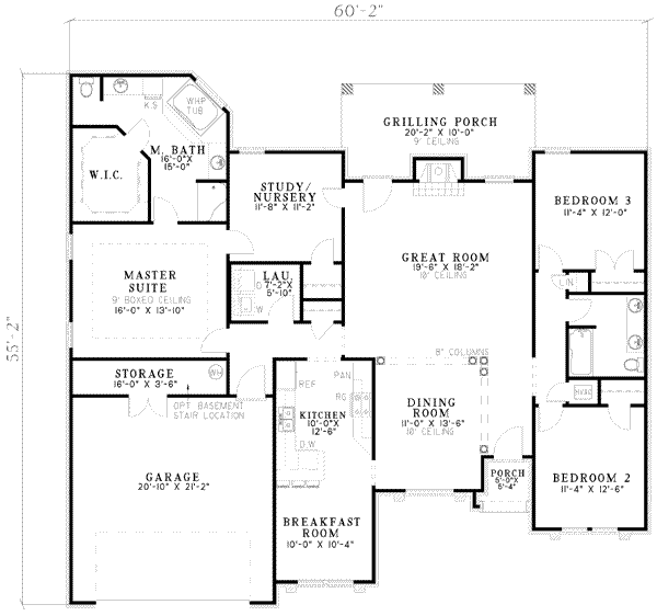 main floor house blueprint