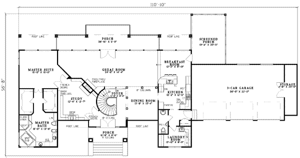 main floor house blueprint