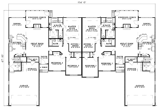 main floor house blueprint