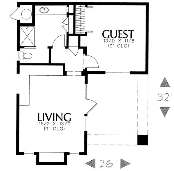 main floor house blueprint