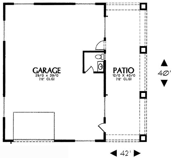 main floor house blueprint