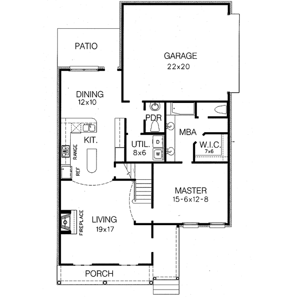 main floor house blueprint