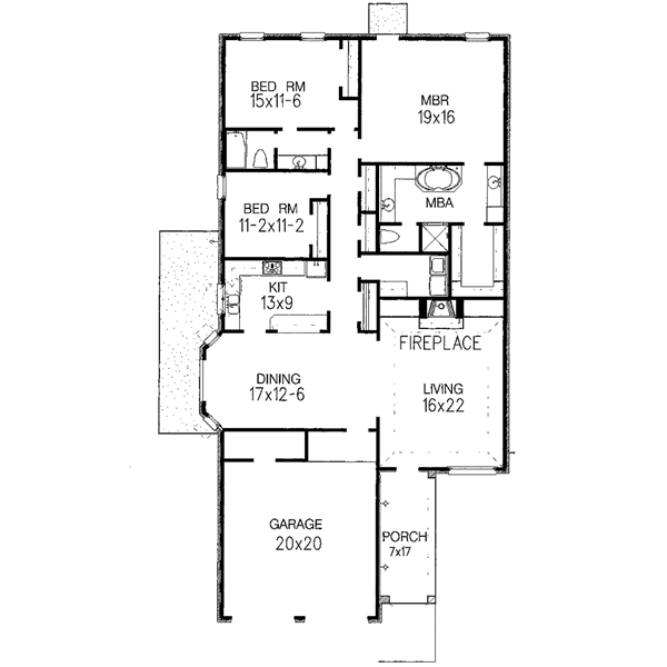 main floor house blueprint