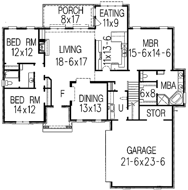 main floor house blueprint