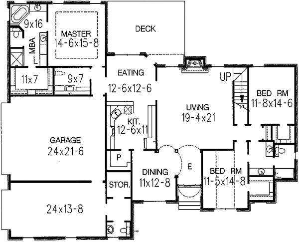 main floor house blueprint