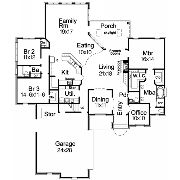 main floor house blueprint