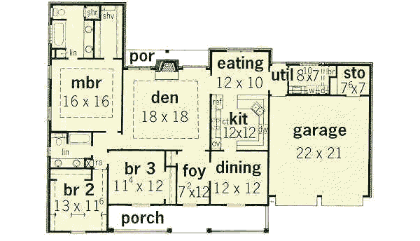 main floor house blueprint