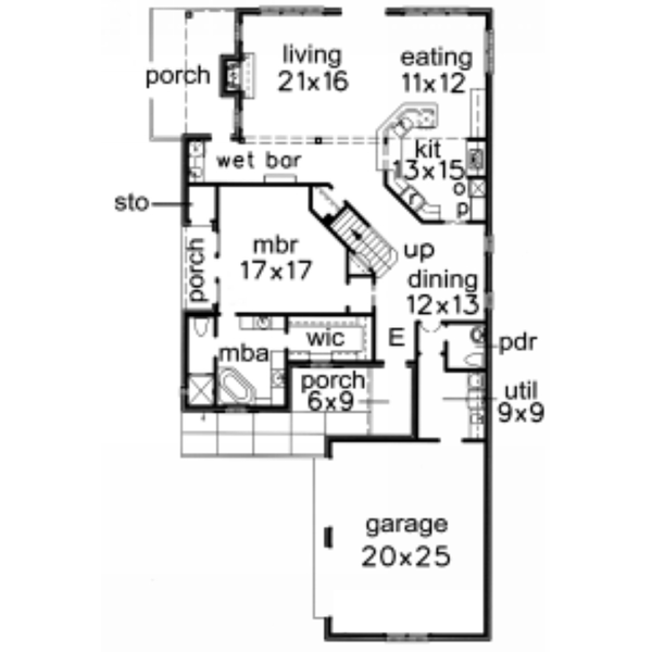 main floor house blueprint