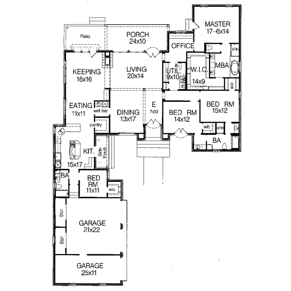 main floor house blueprint