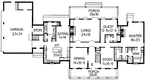 main floor house blueprint